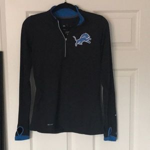 Nike Dri Fit Detroit Lion ZIP Up